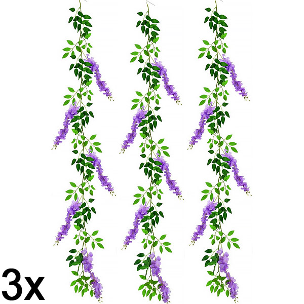 3x Simulacija cvijeta glicinije | WISBLOOM