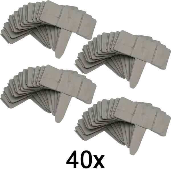 4x Kameni rubnjak za vrt (10 kom.) | MINIFENCE