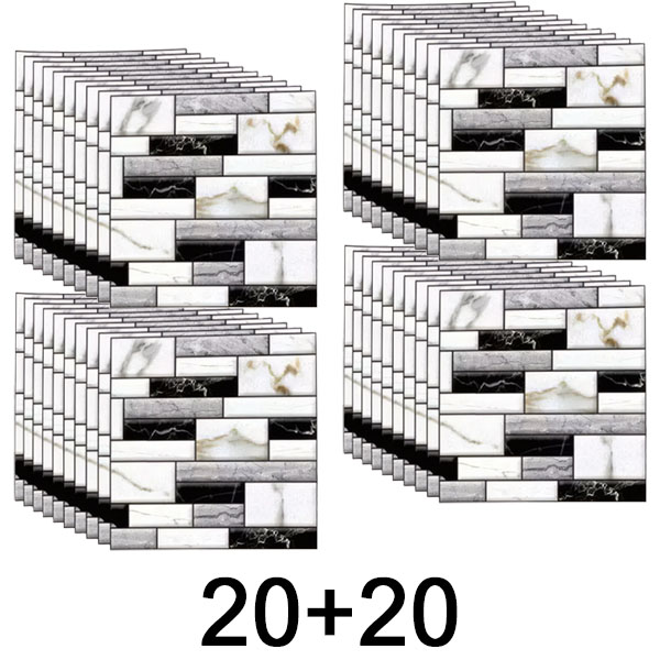 2x Mramorne samoljepljive tapete (1,8 m2 površine) I MARBLEBLOCKS 10+10 GRATIS